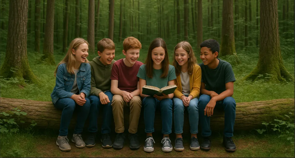 Kids outdoors